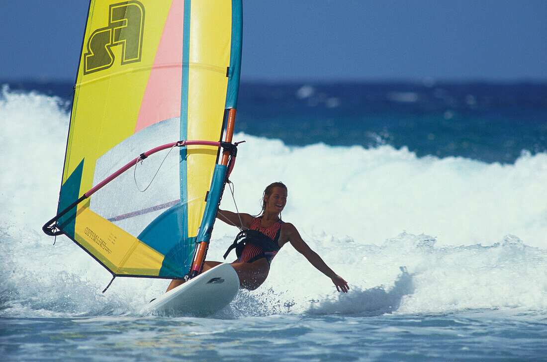 Windsurfen, Frau