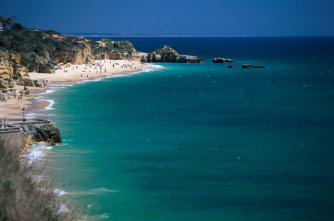 Praia de Areias de Sao Joao, Albufeira, Algarve Portugal