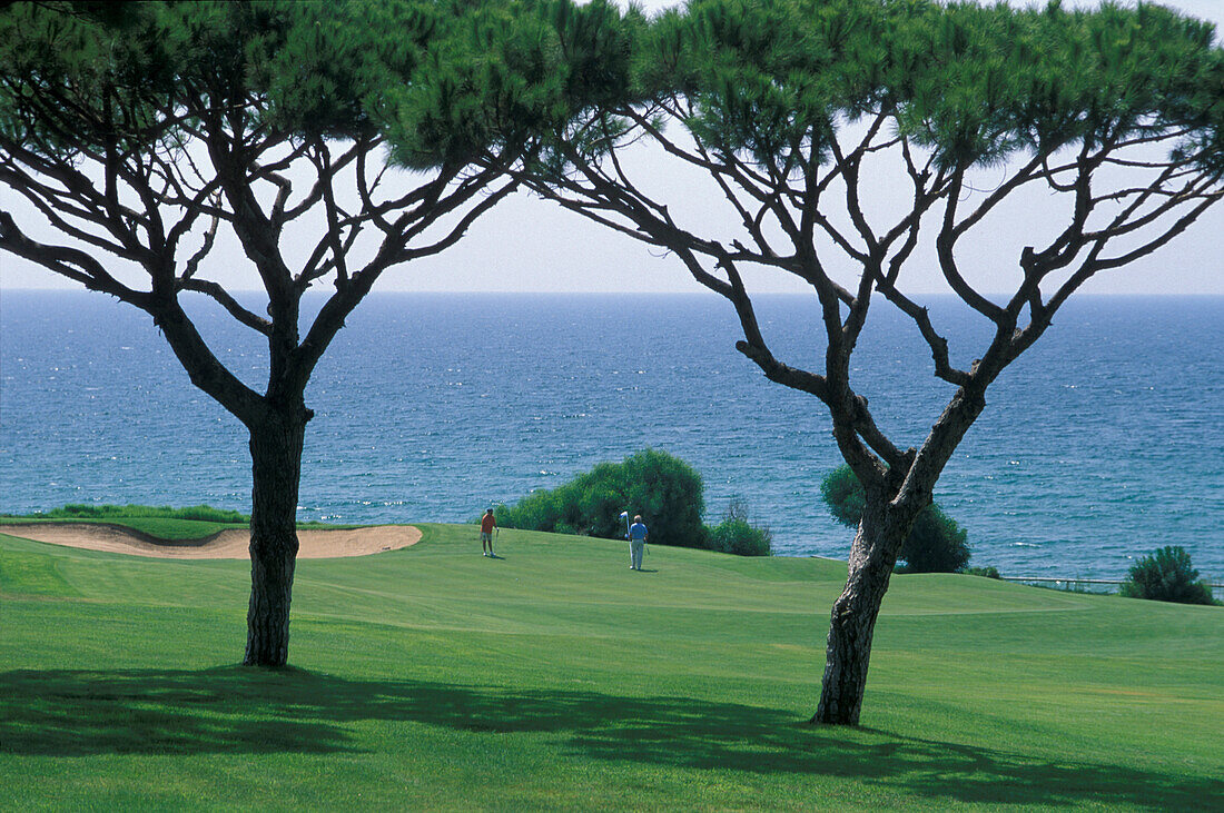 Golfkurs, Vale do Lobo, Ocean Course, Hole 14, Algarve, Portugal