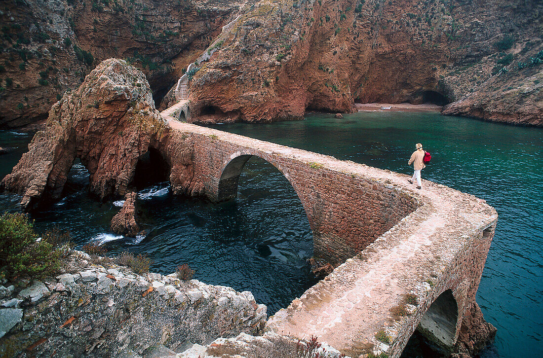 Fort on the cliff line, Berlenga Portugal