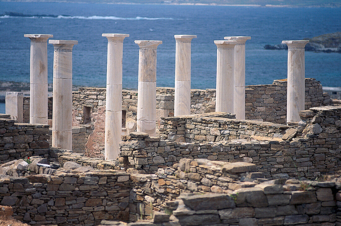 House of Dionysos, Delos, Cyclades Greece