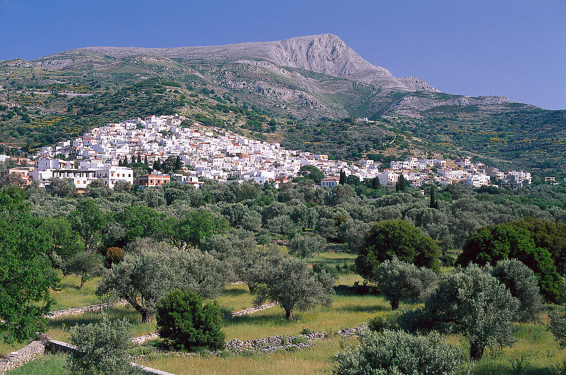 Mountain village Filoti & Zas Mtn., Naxos Cyclades , Greece