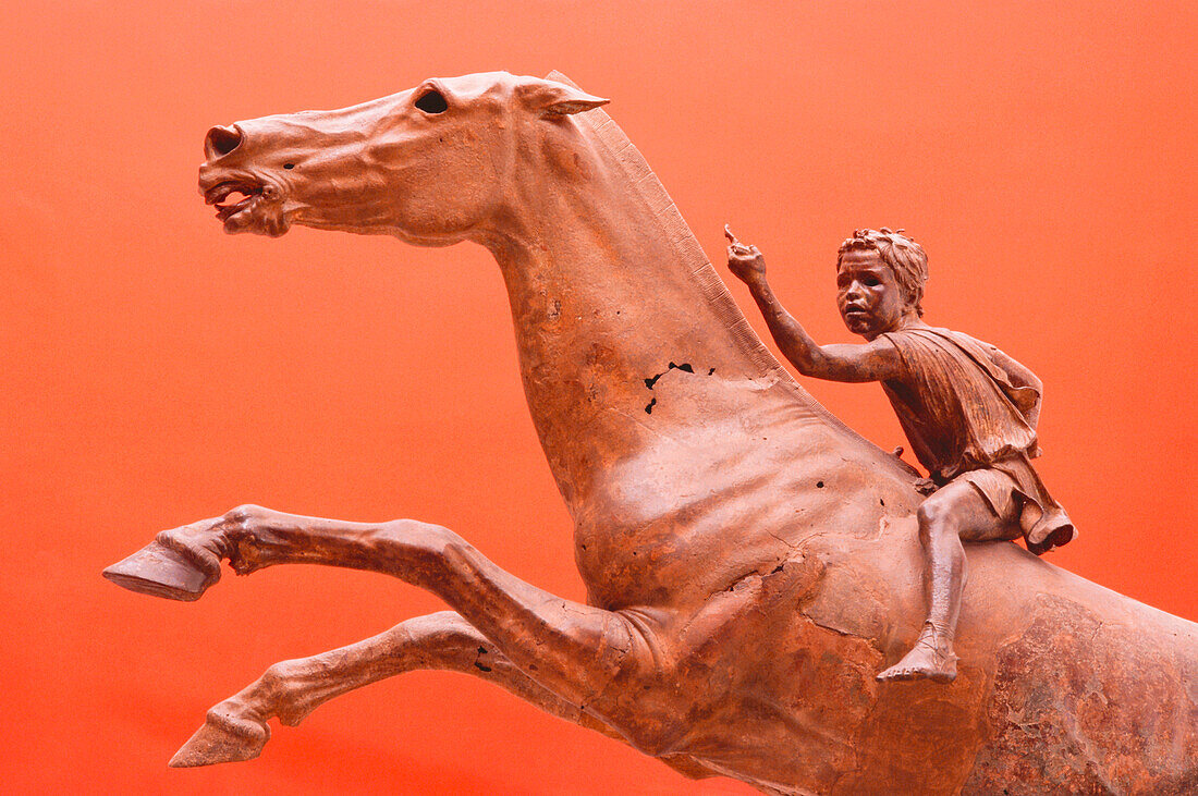 Jockey von Artemision, Nationalmuseum, Athen, Griechenland
