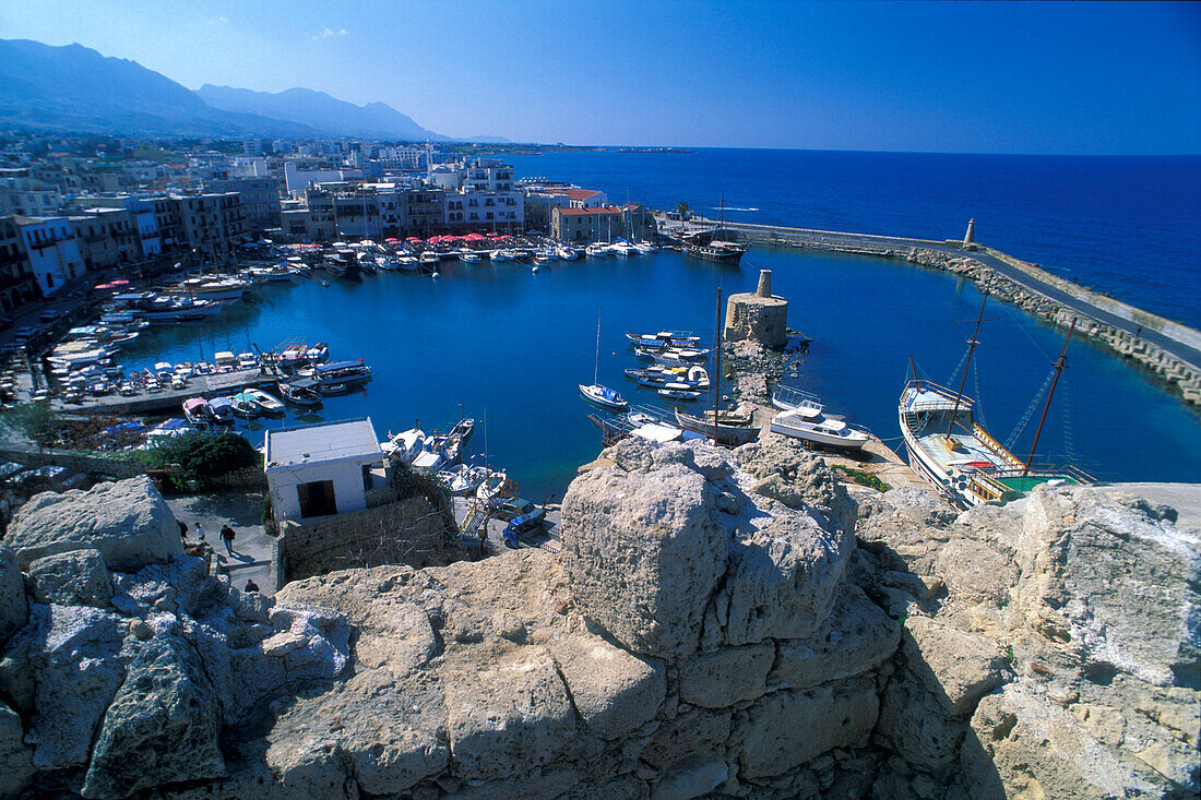 Hafen von Kyrenia, Nordzypern, Zypern