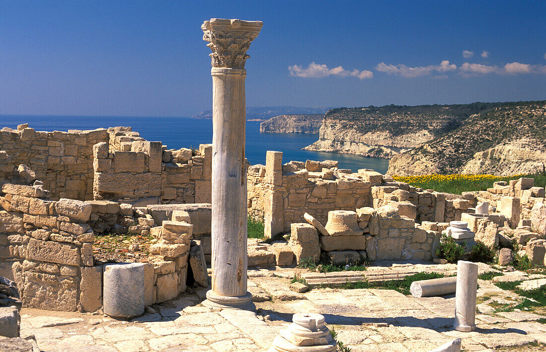 Ausgrabungsstätte Kourion, Akrotiri, Südzypern, Zypern
