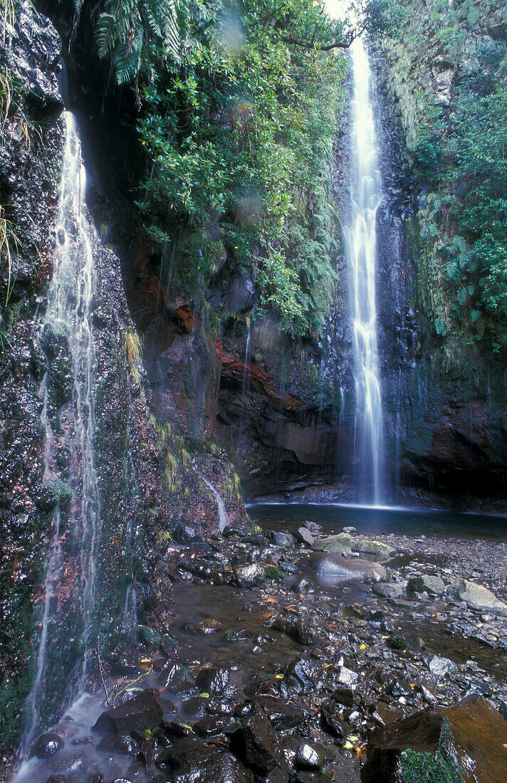 25 Fontes, Waterfall, Rabacal, Madeira, Portugal
