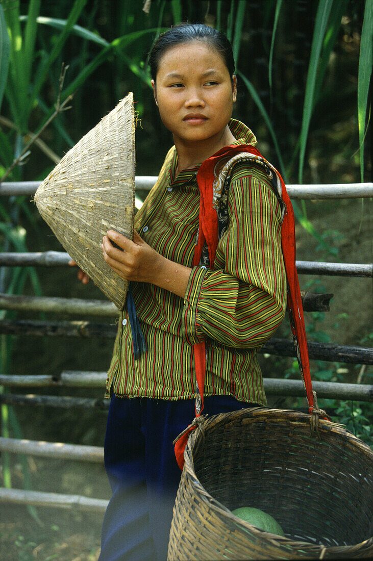 Muong woman in Hoa Binh Province, Hoa Binh, Vietnam Indochina