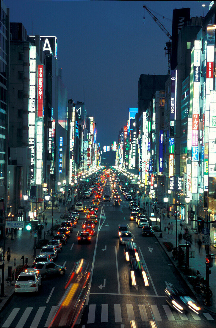 Chuo-Dori, Tokyo, Japan