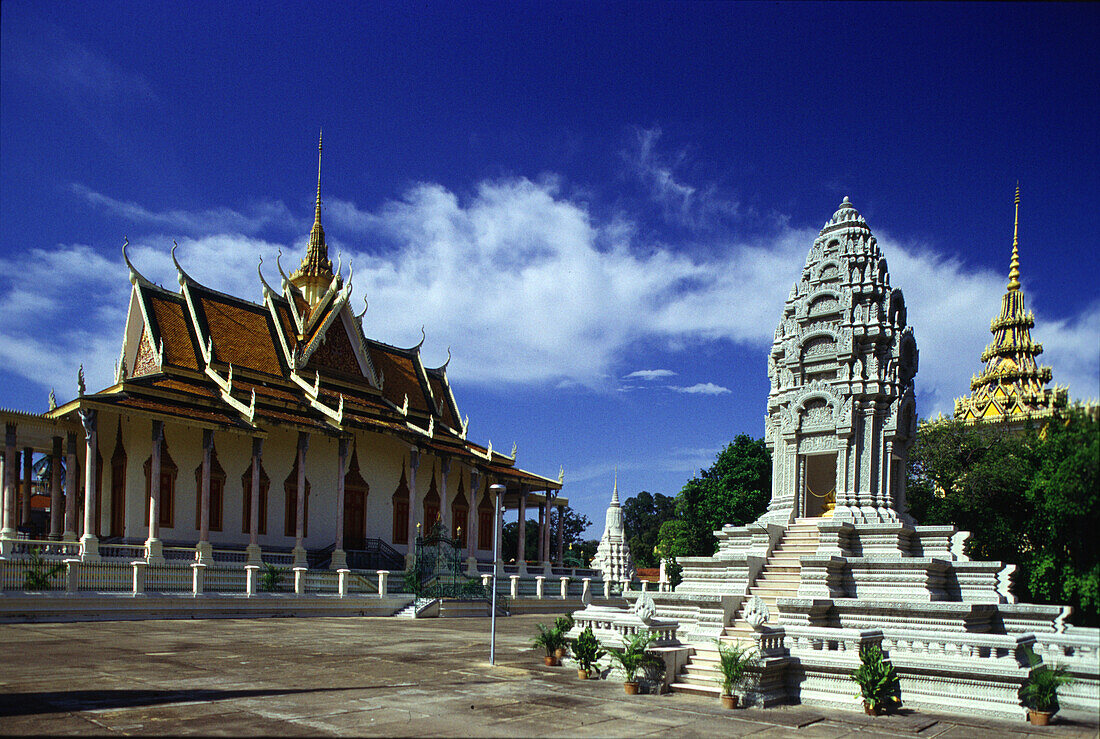 Royal Palace compound, Phnom Penh, Cambodia Indochina, Asia