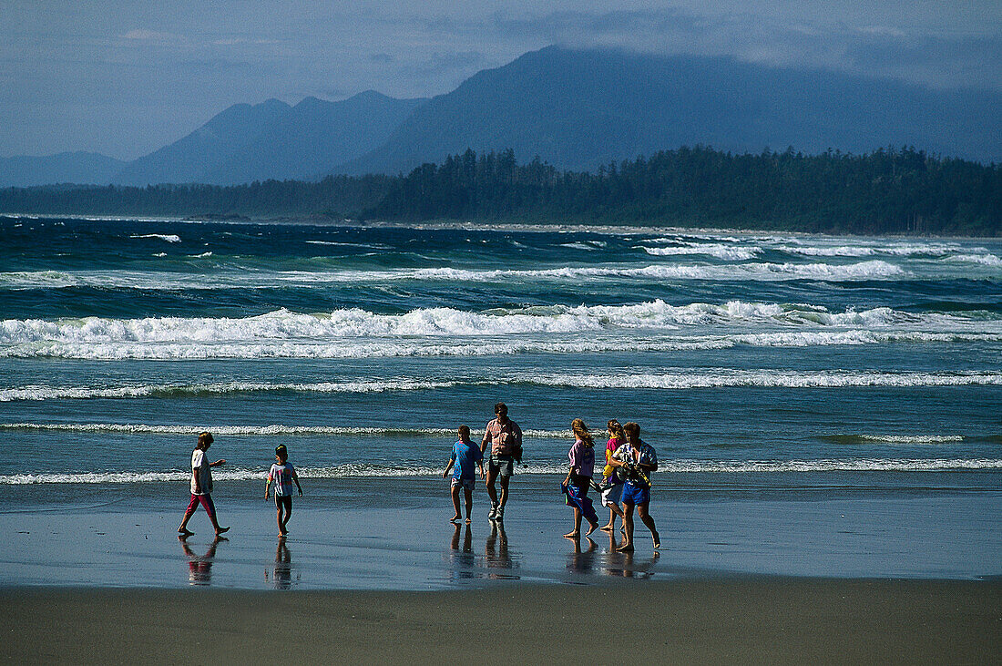 Wickaninnish Beach, Pacific Rim NP, Vancouver Island Brit. Columbia, Canada