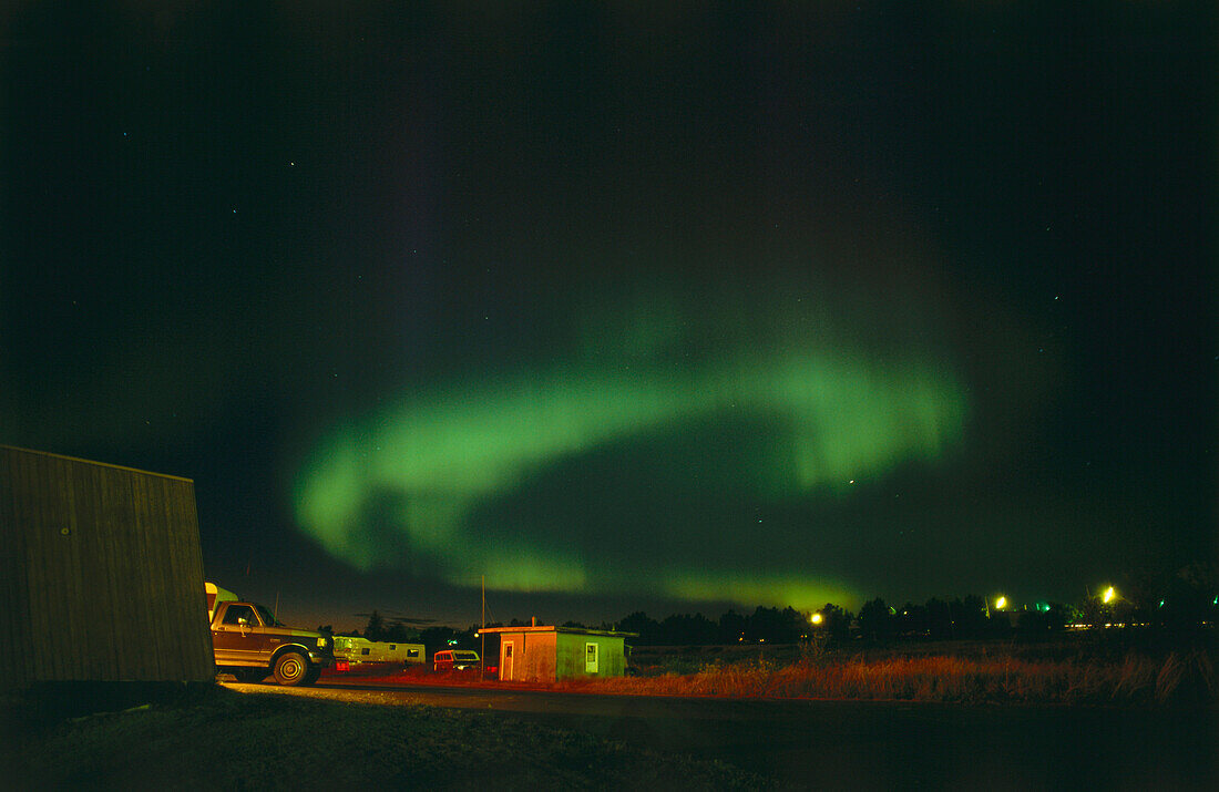 Polar lights, Dawson Creek, British Columbia, Canada