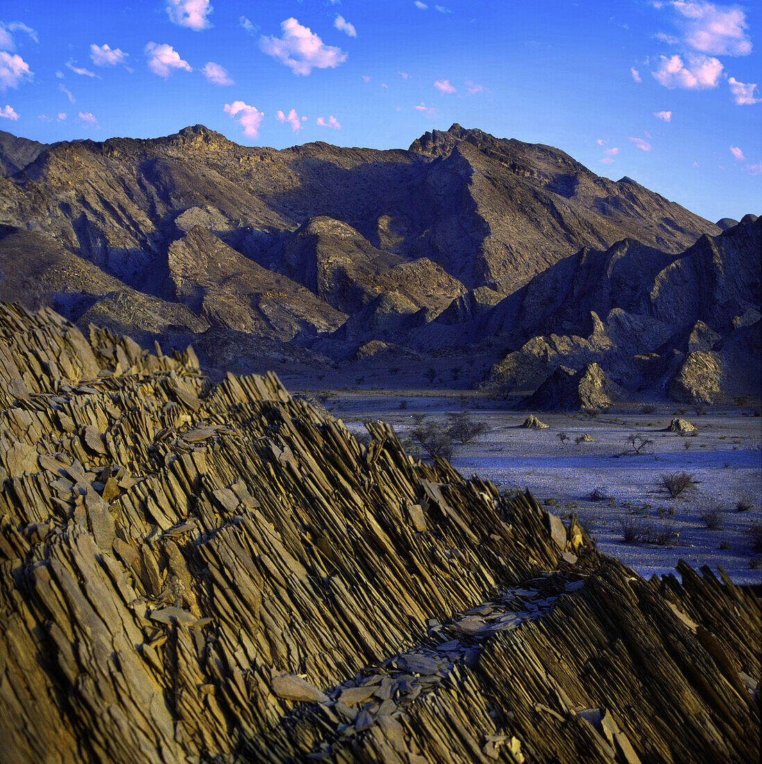 Rock formations, Haja Mountains, Oman