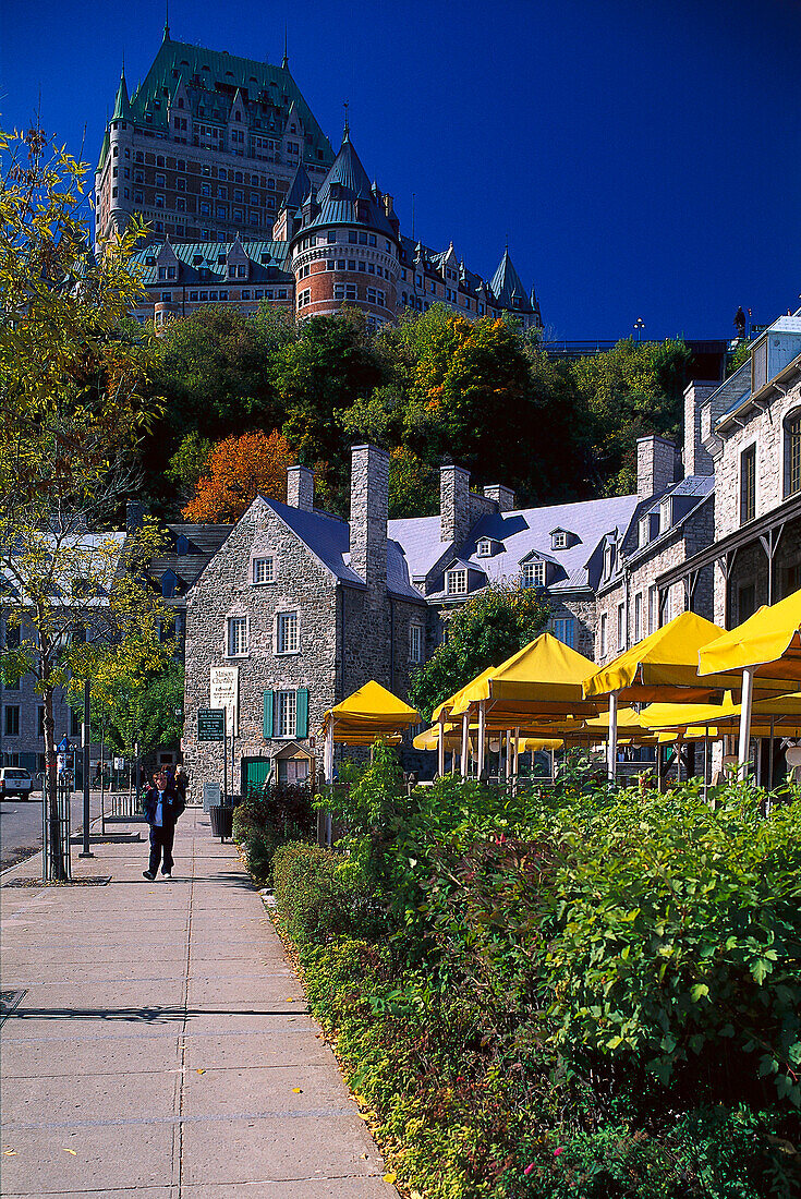 Basse-Ville, Chateau Frontenac, Quebec City Canada