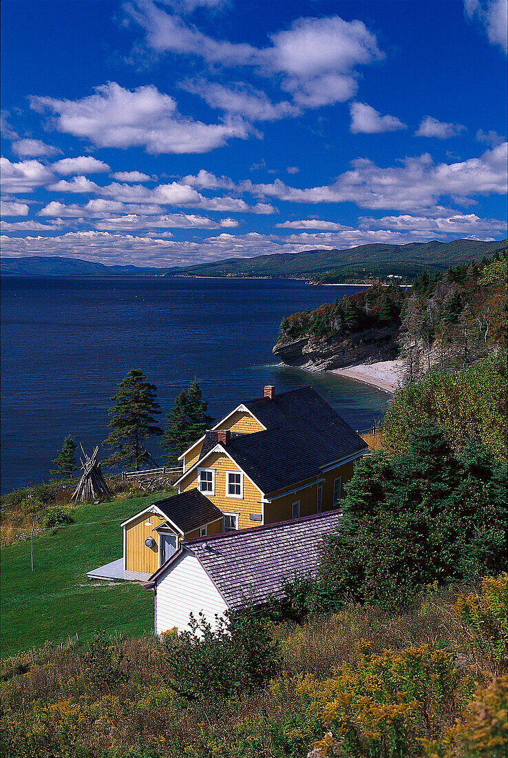 Maison Blanchette at Forillon NP, Gaspesie Quebec, Canada