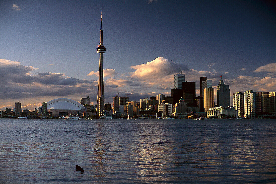 Downtown from Toronto Island, Skyline, Toronto Ontario, Canada