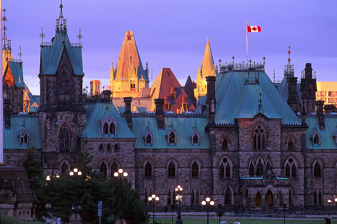 Parliament & Hotel Chateau Laurier, Ottawa, Quebec Canada