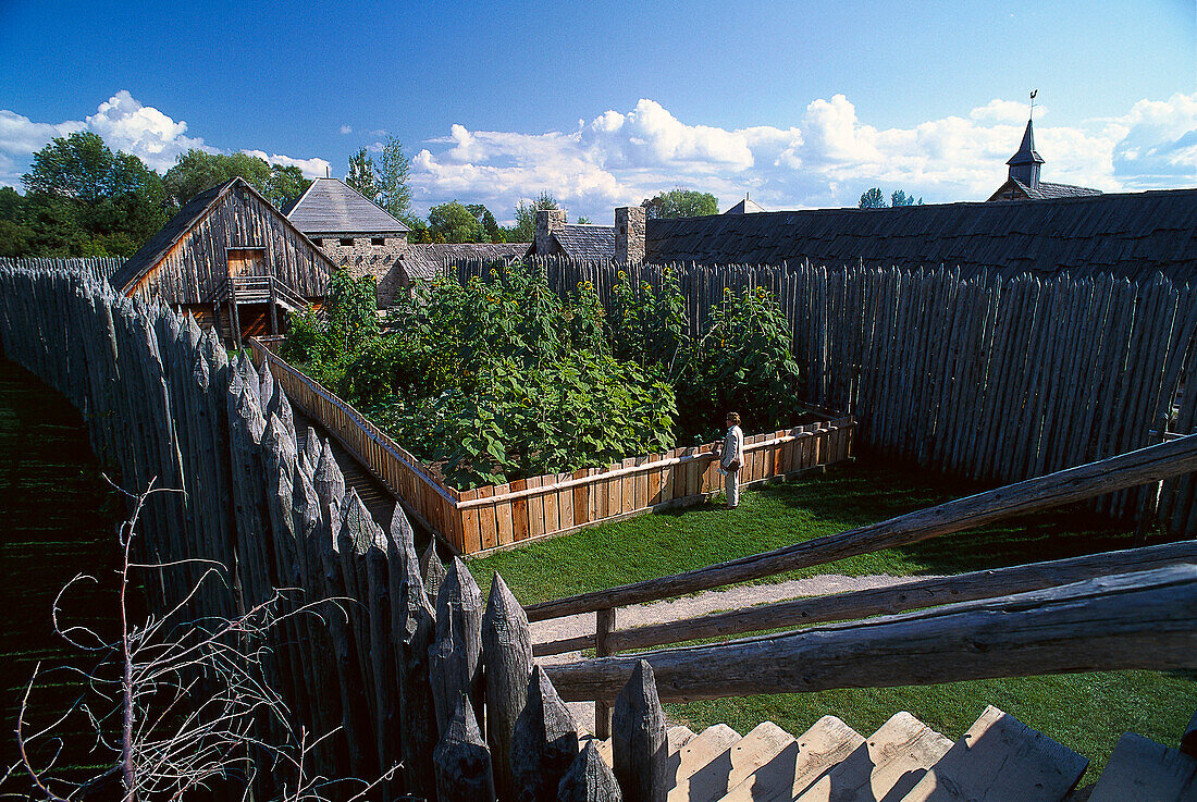 Fort Sainte Marie, Hurons, Midland, Ontario, Kanada, Nordamerika, Amerika