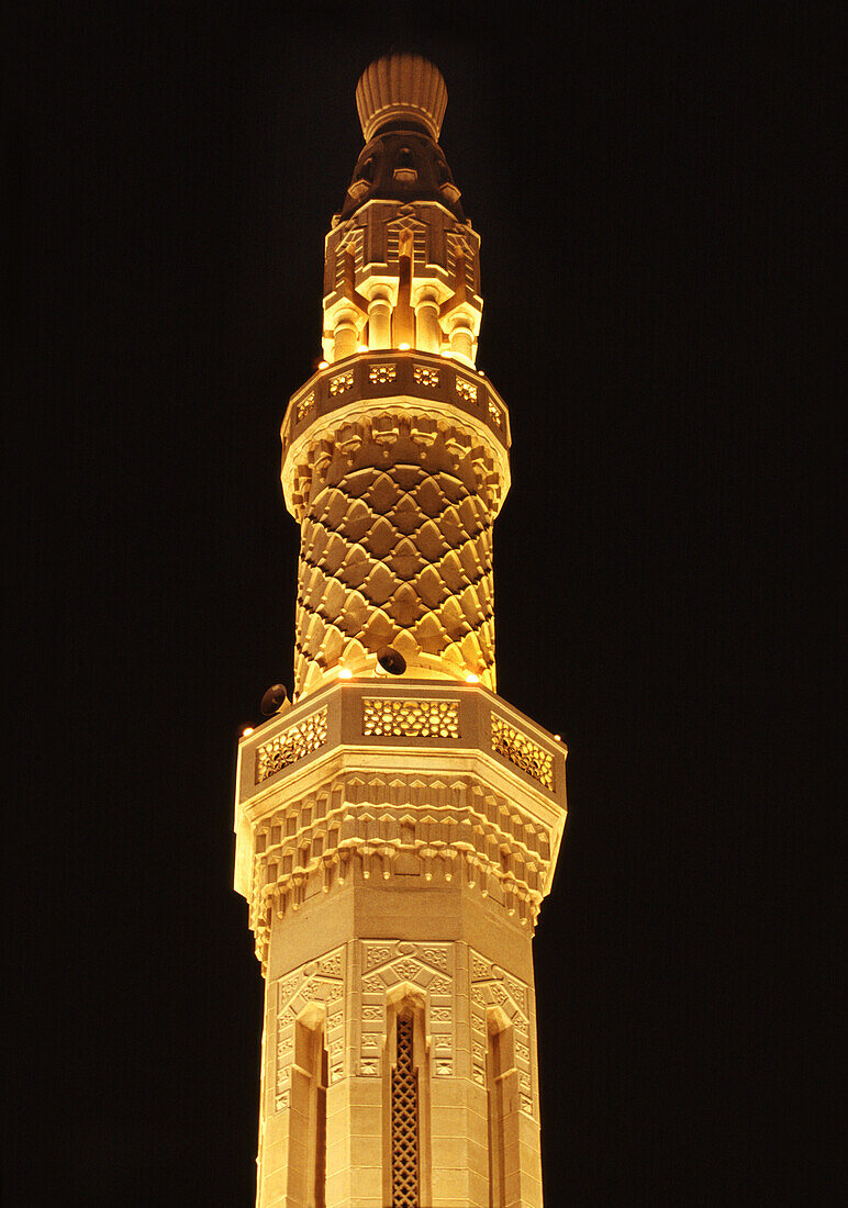 Jumairah Mosque, Minarette, Dubai, United Arab Emirates Middle East