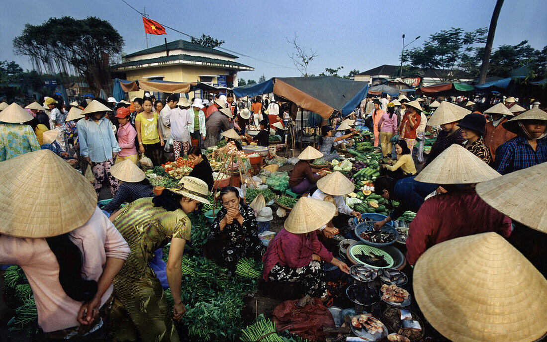 Dong Ba market, Hue, Vietnam Indochina, Asia