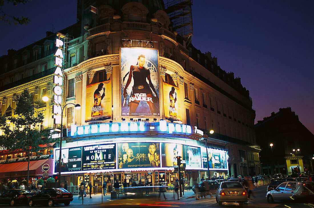 Paramount Cinemas, at Bld Haussmann Paris, France
