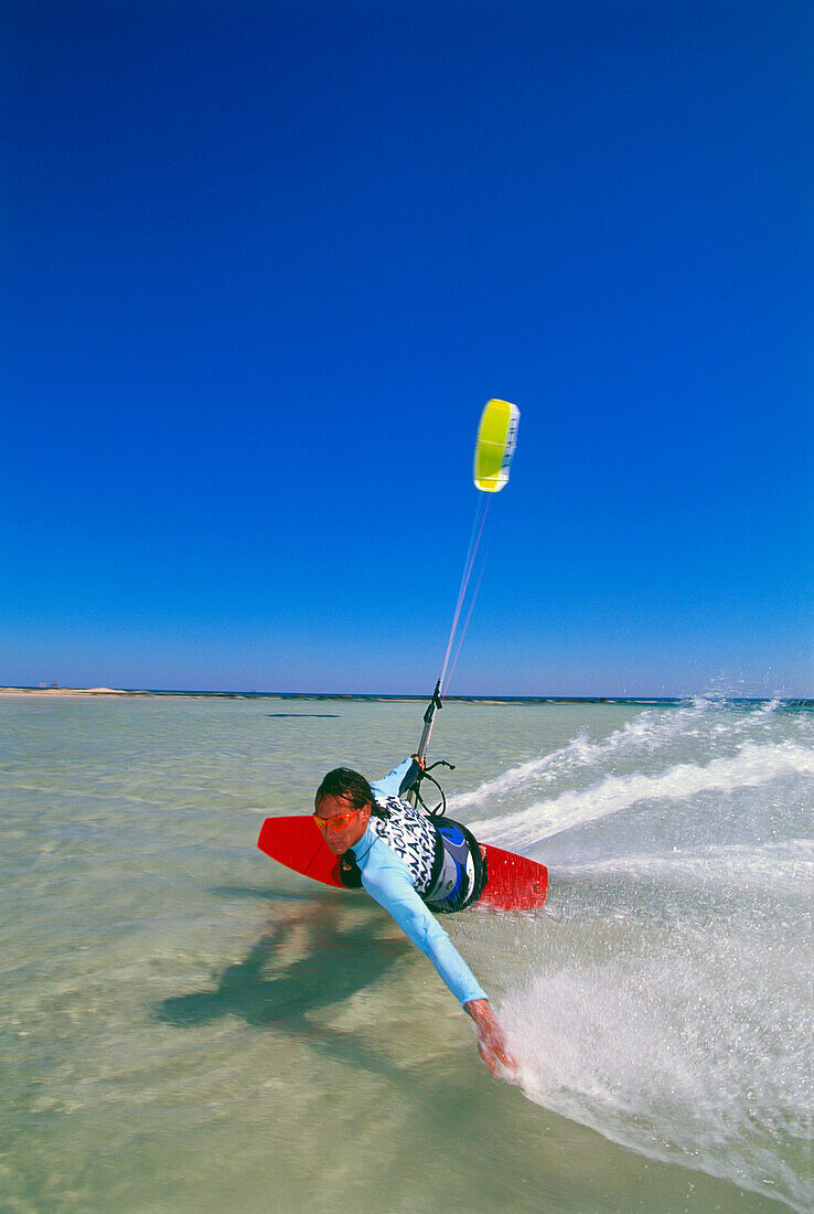 Kitesurfer, Action, Djerba Tunesia
