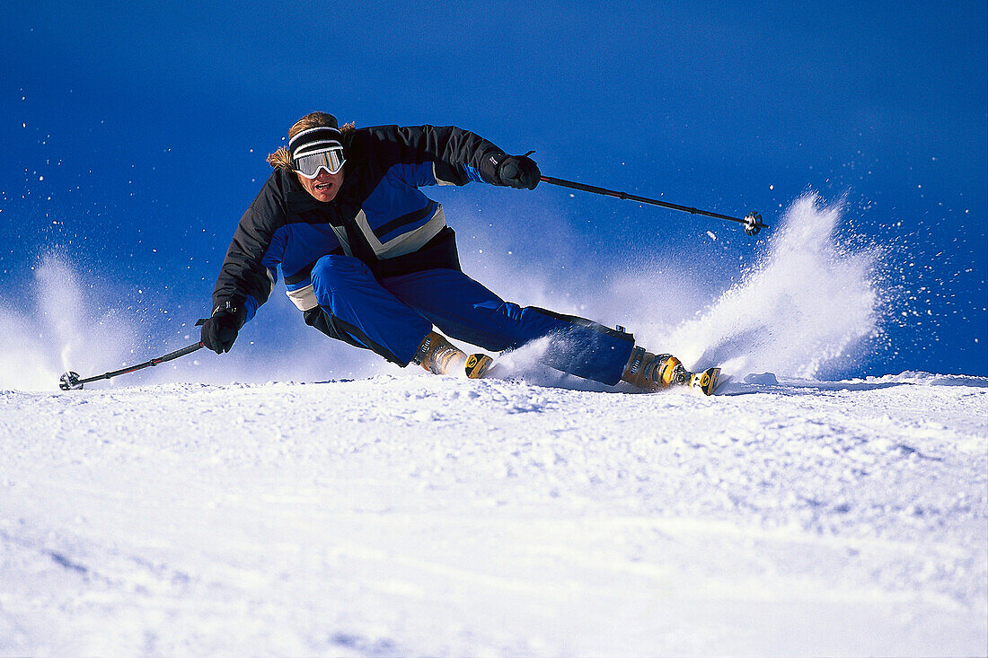 Carver on Schlegelkopf, Lech Vorarlberg, Austria