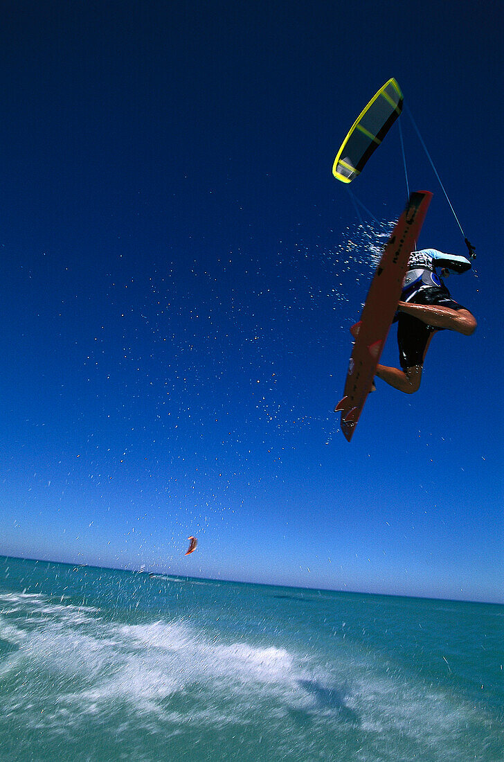 Jump, Kitesurfen, Djerba Tunesia