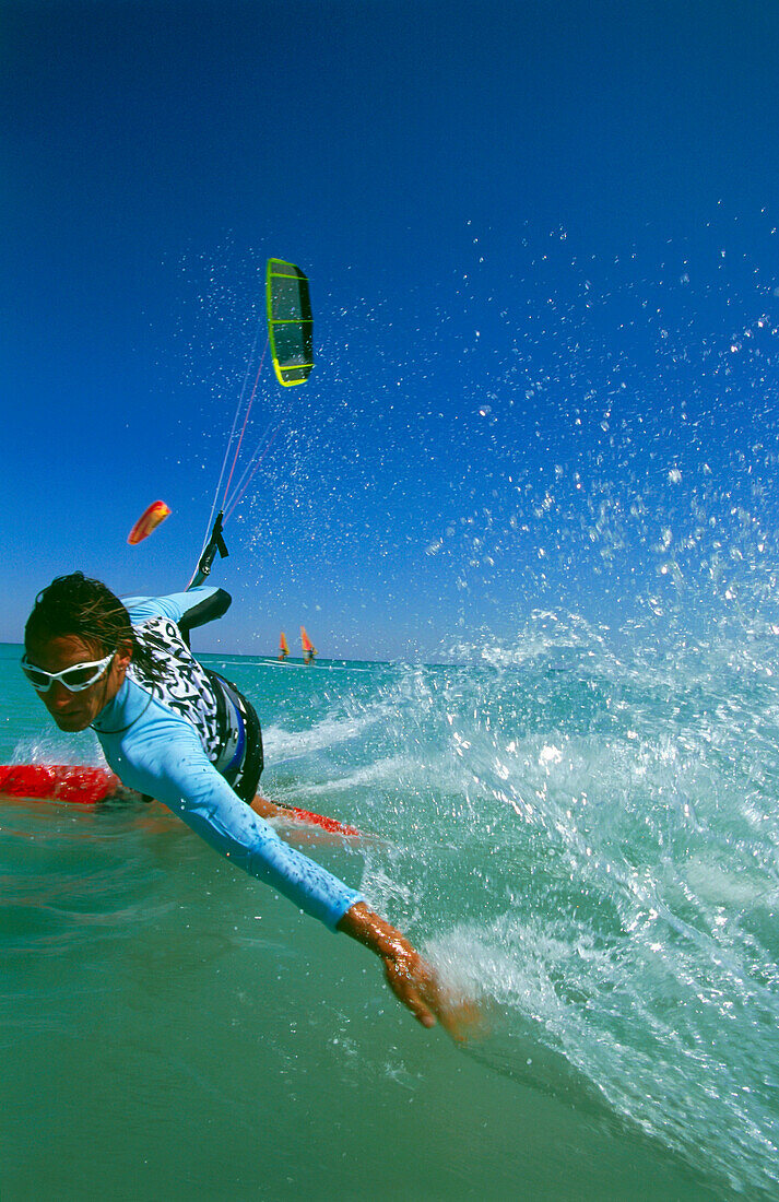 Kitesurfen, Action, Djerba Tunesia