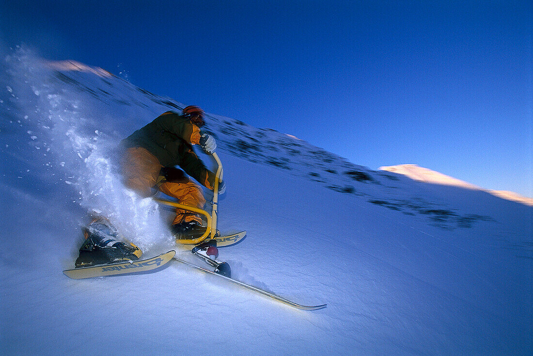 Snowbiker, Serfaus, Tirol, Österreich