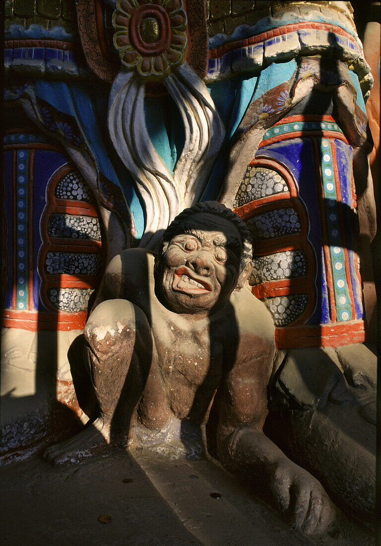 Demon guarding Pulguksa Temple, Bulguksa Tempel, Gyeongju, Kyongju, South Korea, Asia