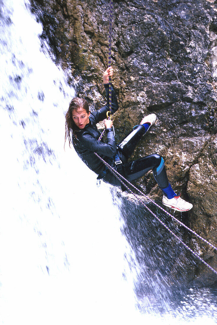 Canyoning, Ammergebirge Oberbayern, Germany