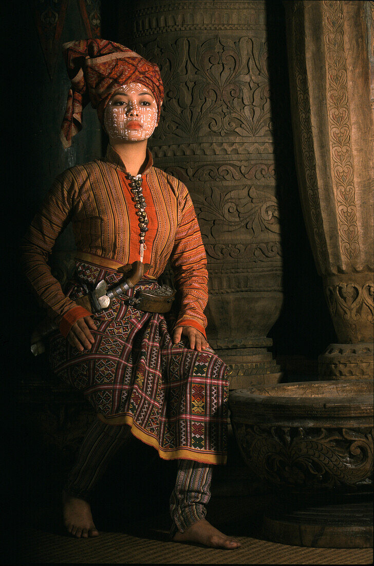 Yakan bride with traditional skin decoration, Basilan, Philippines, Asia