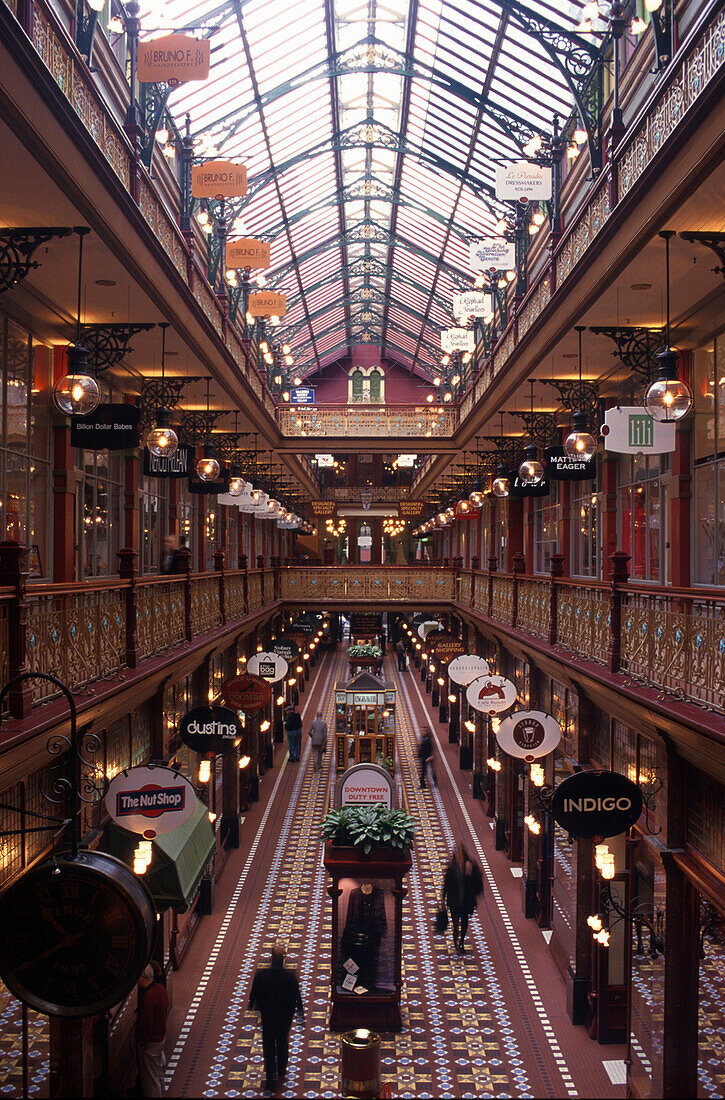 The Strand, Einkaufspassage, Sydney, NSW Australien