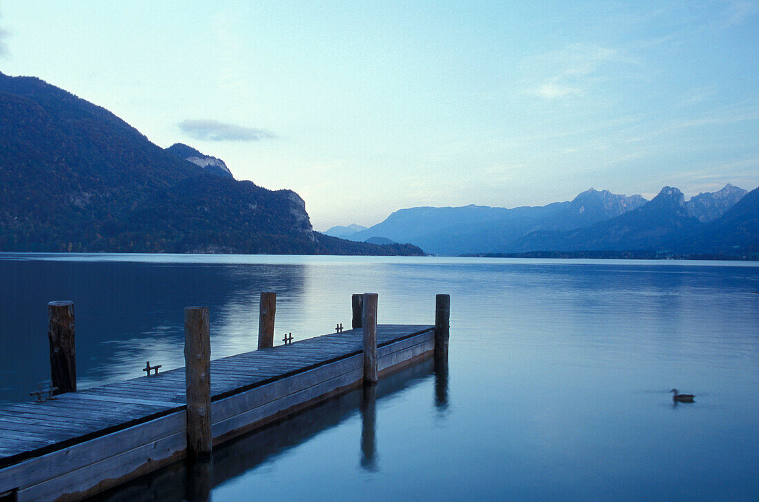 Jetty at Wolfgangsee, Austria