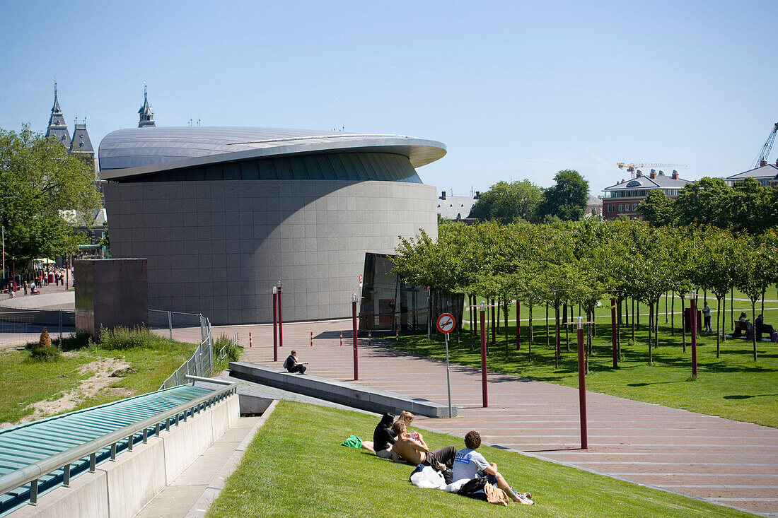 Van Gogh Museum, Museumsplein, The building of van Gogh Museum, Museumsplein, Amsterdam, Holland, Netherlands