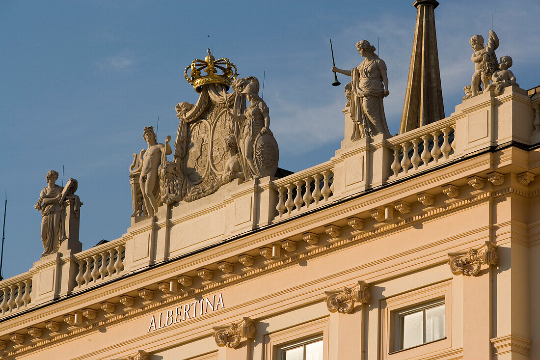 Roof of the Albertina, Vienna, Austria