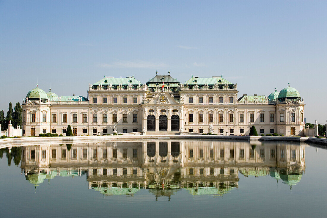 Belvedere Palace, the old home of Prince Eugene of Savoy, Vienna, Austria