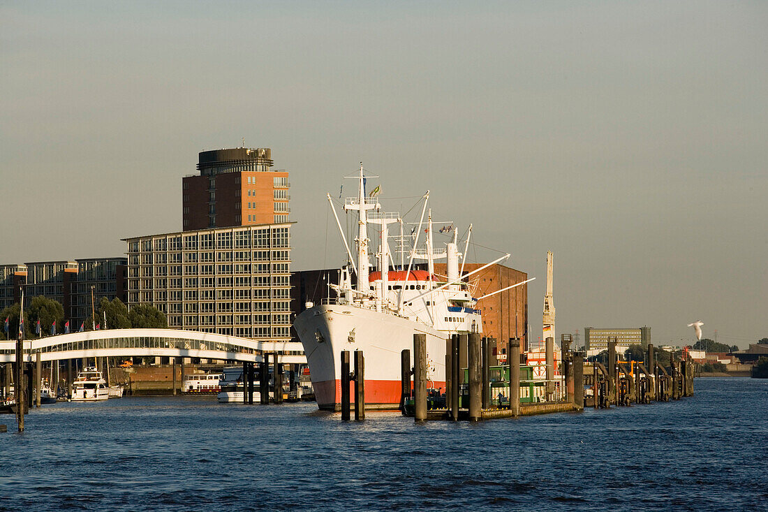 Museum Ship Cap San Diego in the harbour, Hamburg, Germany