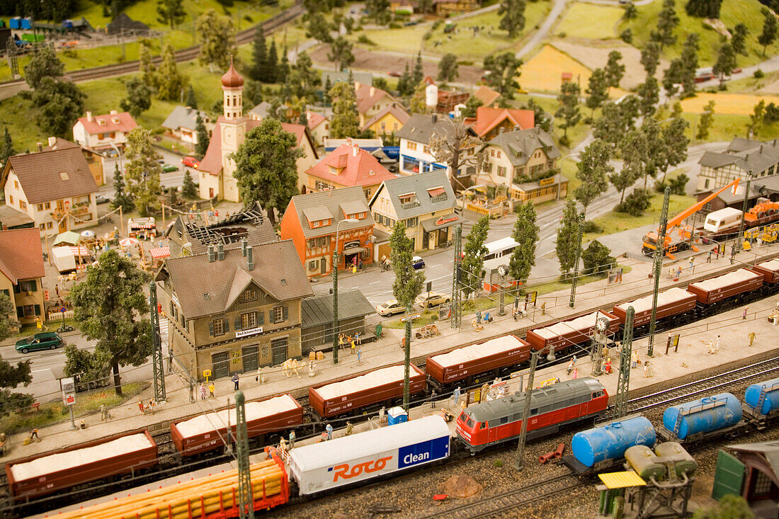 Part of the model railroad Miniatur Wunderland, Hamburg, Germany