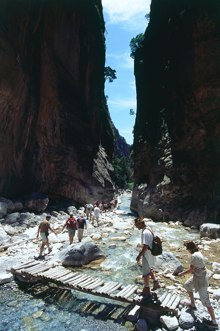 Eiserne Pforte, Wandern, Samaria-Schlucht, Kreta, Griechenland