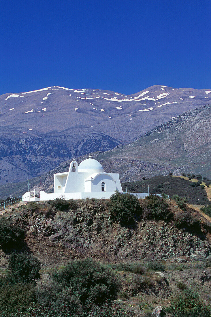 Kirche, Ida Gebirge bei Aigos Georgios, Kreta, Griechenland