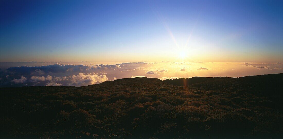 Blick vom Roque de los Muchachos, La Palma, Spanien