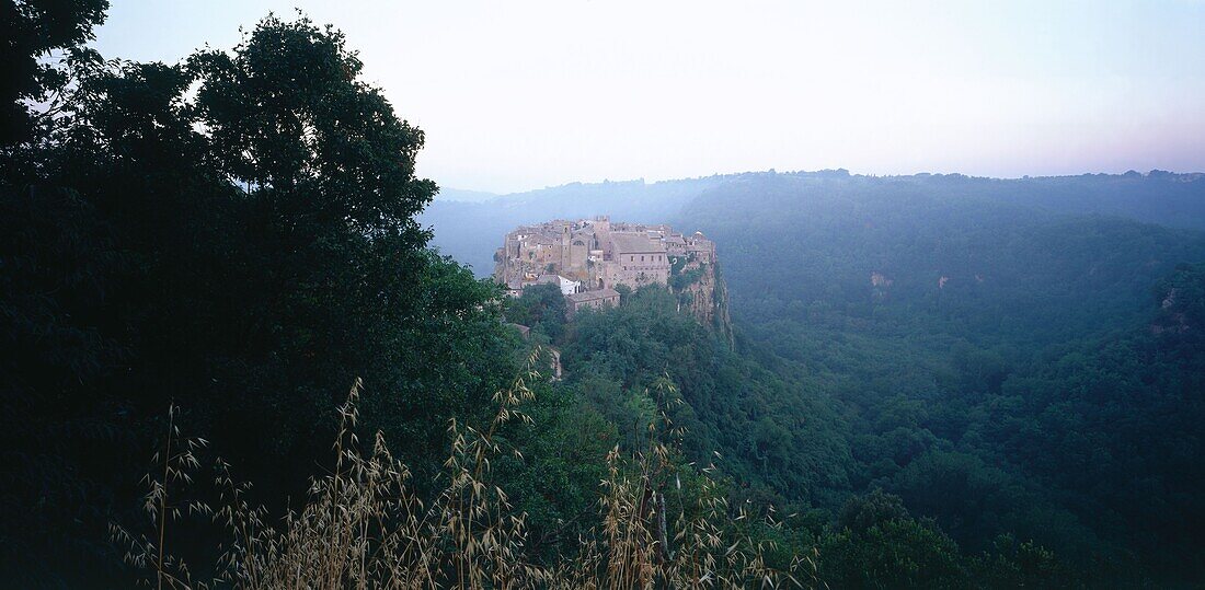 Village Calcata near Rome, Italy