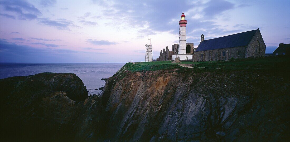 Leuchtturm, Pointe de St. Mathieu, Brittany, France