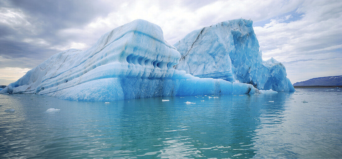 Eisberge, Gletschersee Jökulsarlon, Island