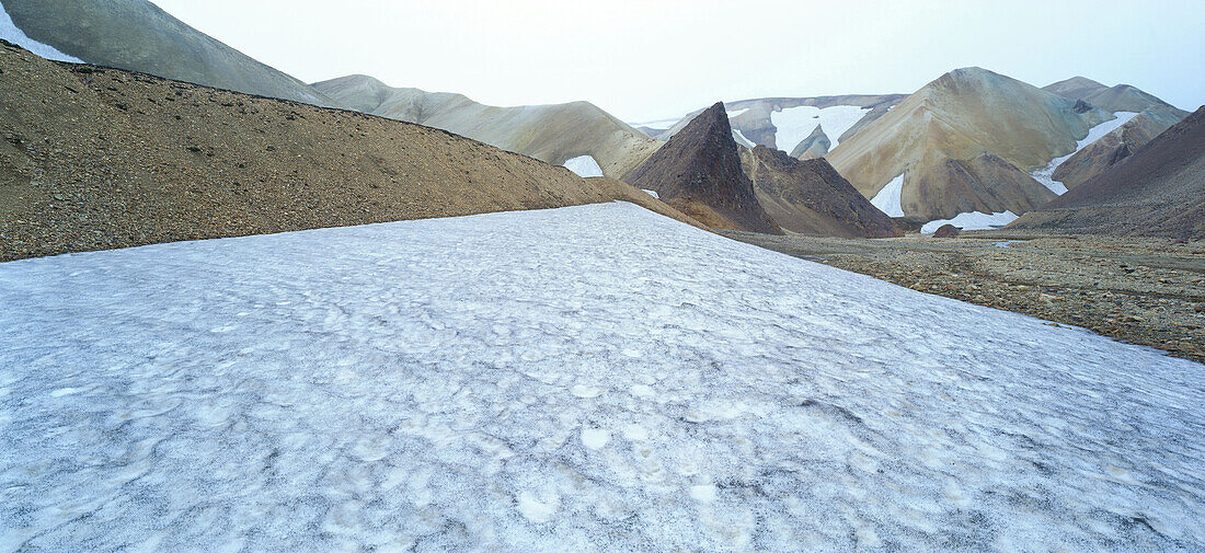 Ice surface, Landmanalaugar, Iceland