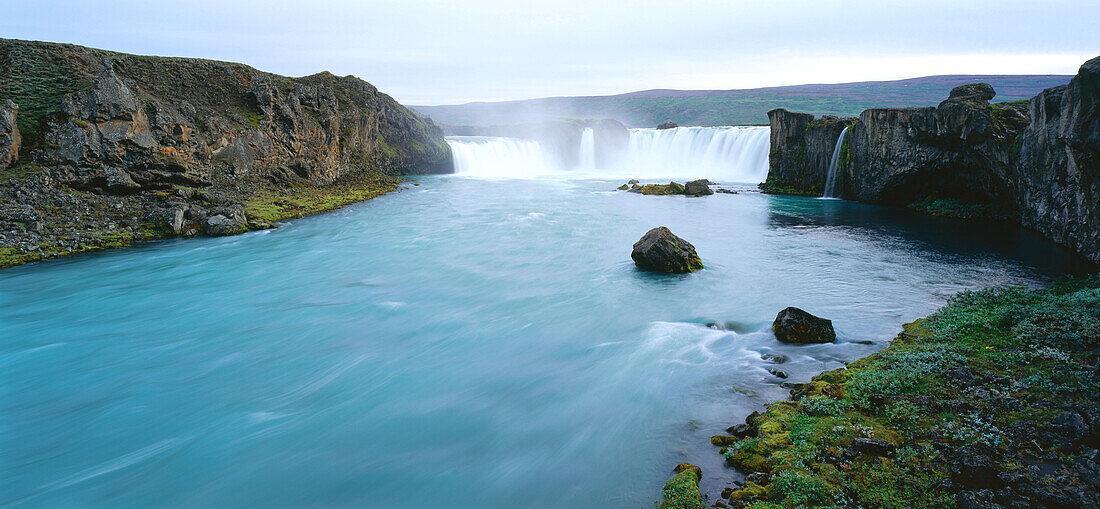 Waterfall Godafoss, Iceland
