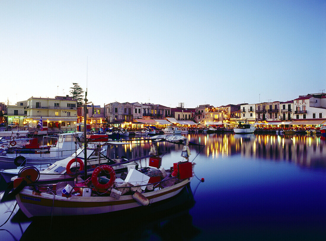 Venetian Harbour, Réthimnon, Crete, Greece