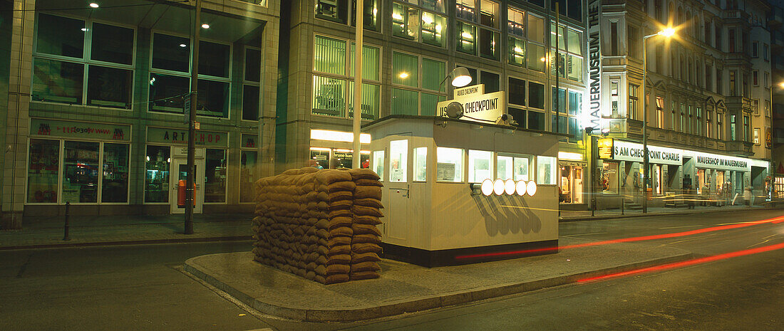 Ehemaliger checkpoint Charlie, Berlin, Deutschland