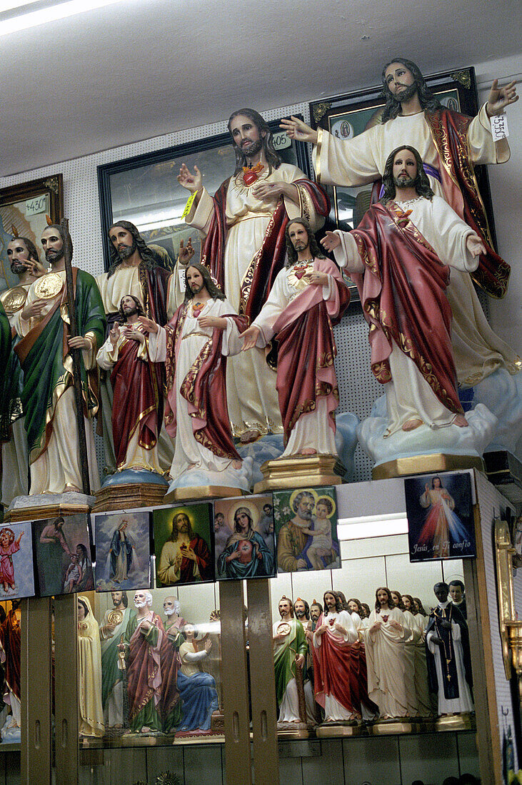 Jesus-Figuren, Mexico City, Mexiko
